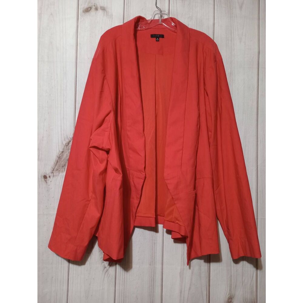 Torrid Blazer Ladies 6x Orange Cut Away Open Front